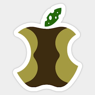 Rotten Apple Sticker